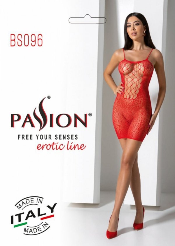 Passion BS096 červené Šaty