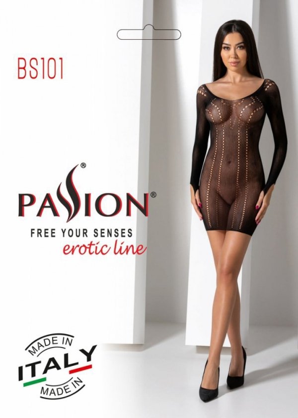 Passion BS101 černé Šaty