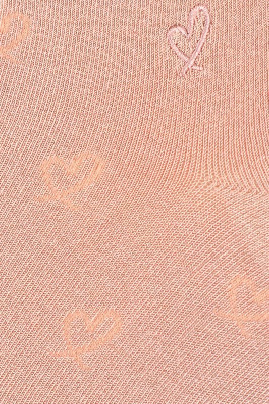 Noviti ST 040 W 02 srdce pudrové růžové Dámské ponožky