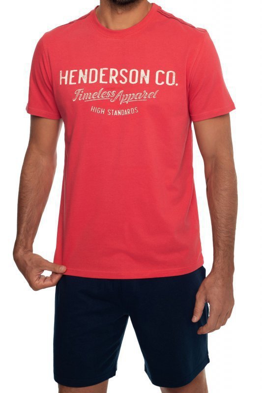 Henderson Creed 41286 červené Pánské pyžamo