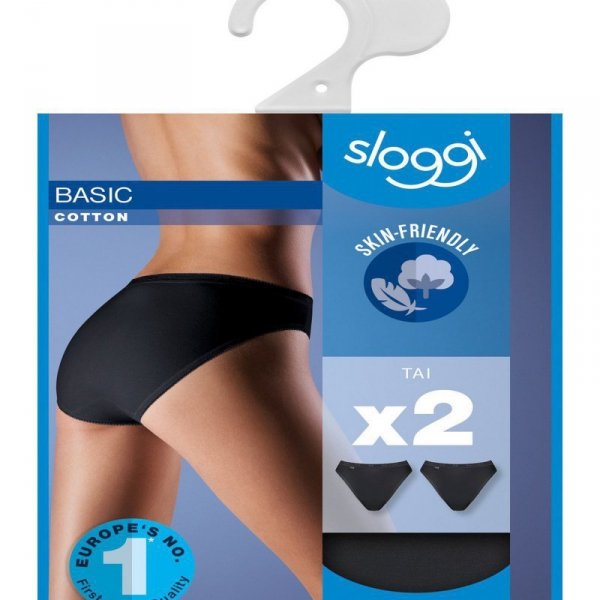 Sloggi Basic Tai 2-pak černé Kalhotky