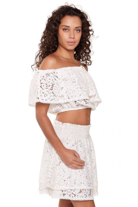 Lingadore 7218 off white Plážová sukně