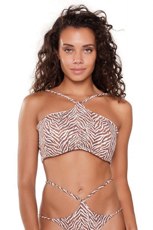 Lingadore 7206BB zebra print Plavková podprsenka