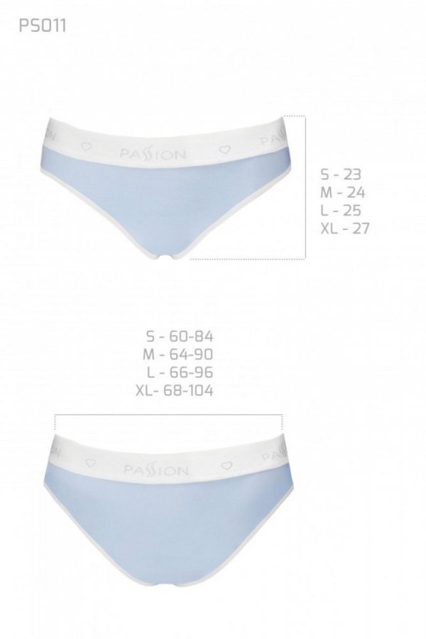 PS011 PANTIES blue bawełniane figi
