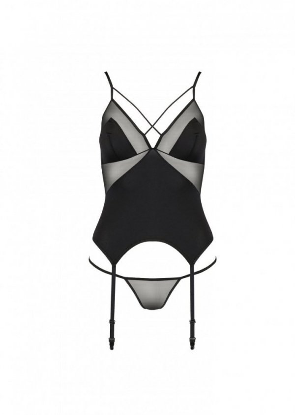 QUELLA CORSET Czarny gorset