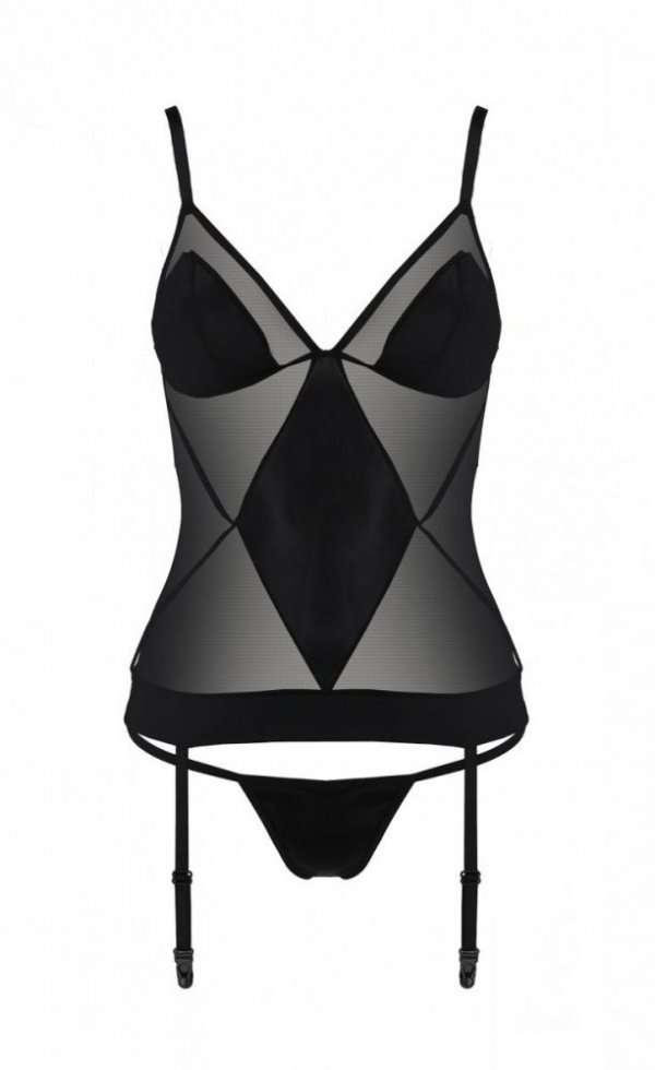 ANA CORSET Czarny gorset