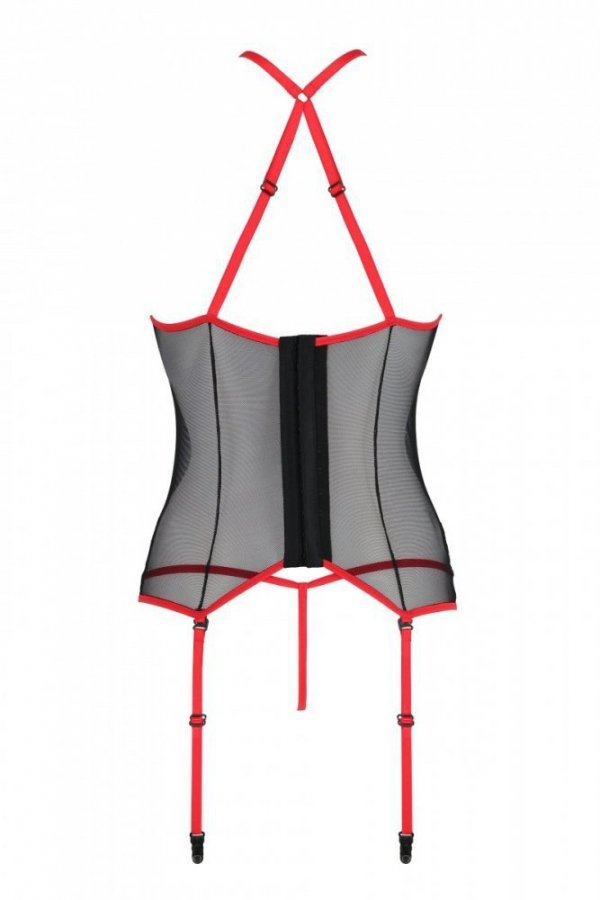 SATARA CORSET Czerwony gorset