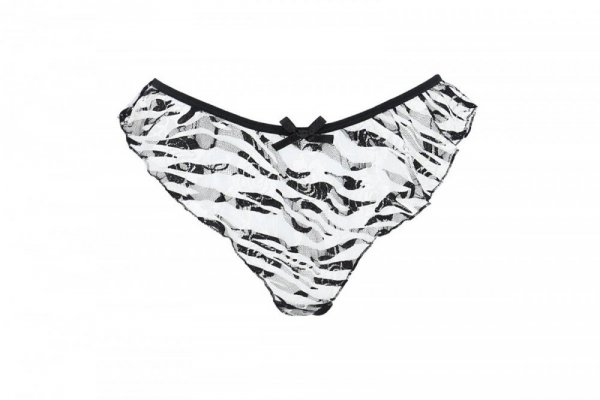 QUAGIA THONG Stringi wzór zebra