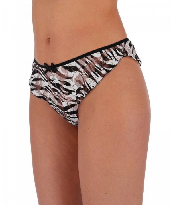 QUAGIA THONG Stringi wzór zebra