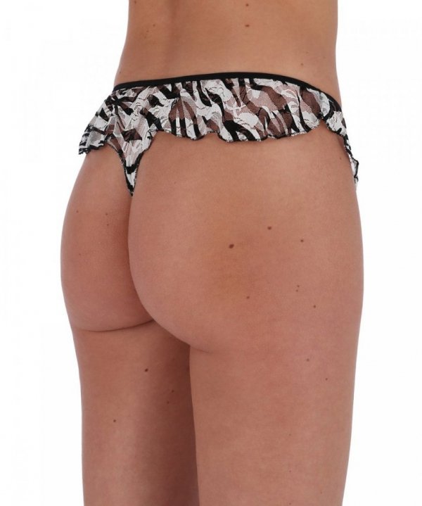 QUAGIA THONG Stringi wzór zebra