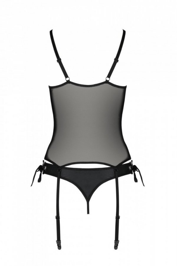 NESSY CORSET Czarny gorset