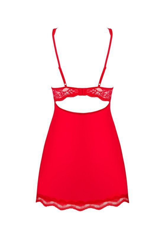 Bielizna-Luvae babydoll i stringi czerwona L/XL