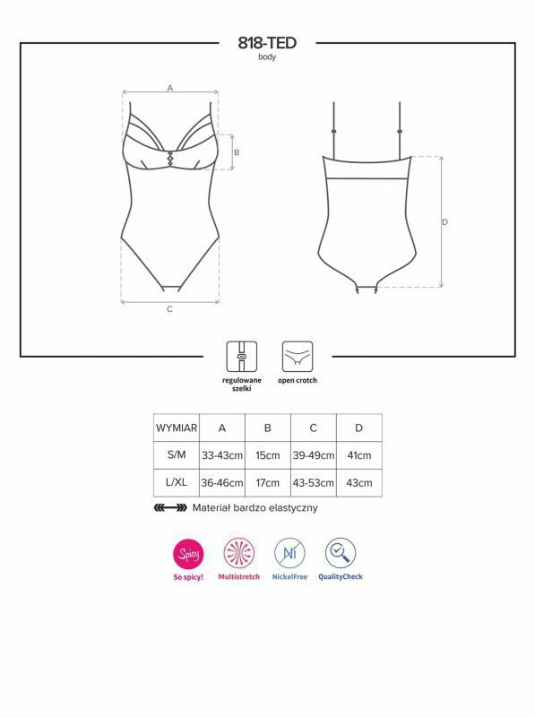 Bielizna-818-TED-1 body  S/M