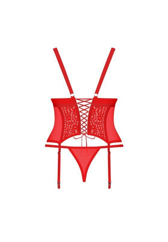 Bielizna-Blossmina gorset i stringi  4XL/5XL