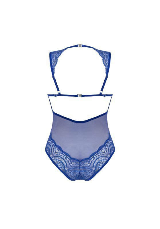 Bielizna-Giselia body niebieskie  M/L