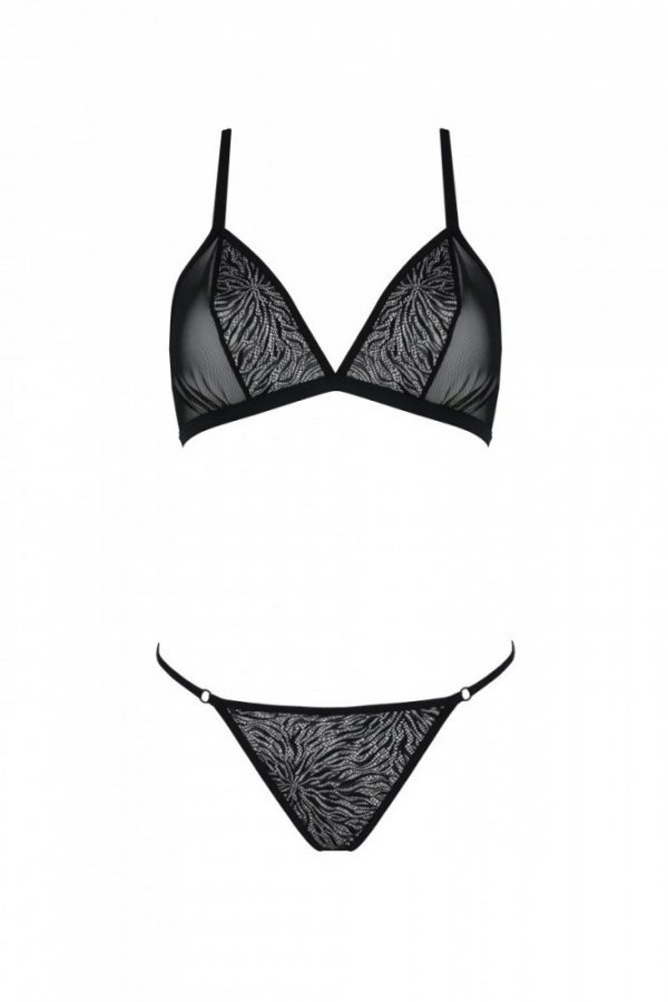 SELAGINELLA BIKINI Czarny zestaw  dwuczęściowy