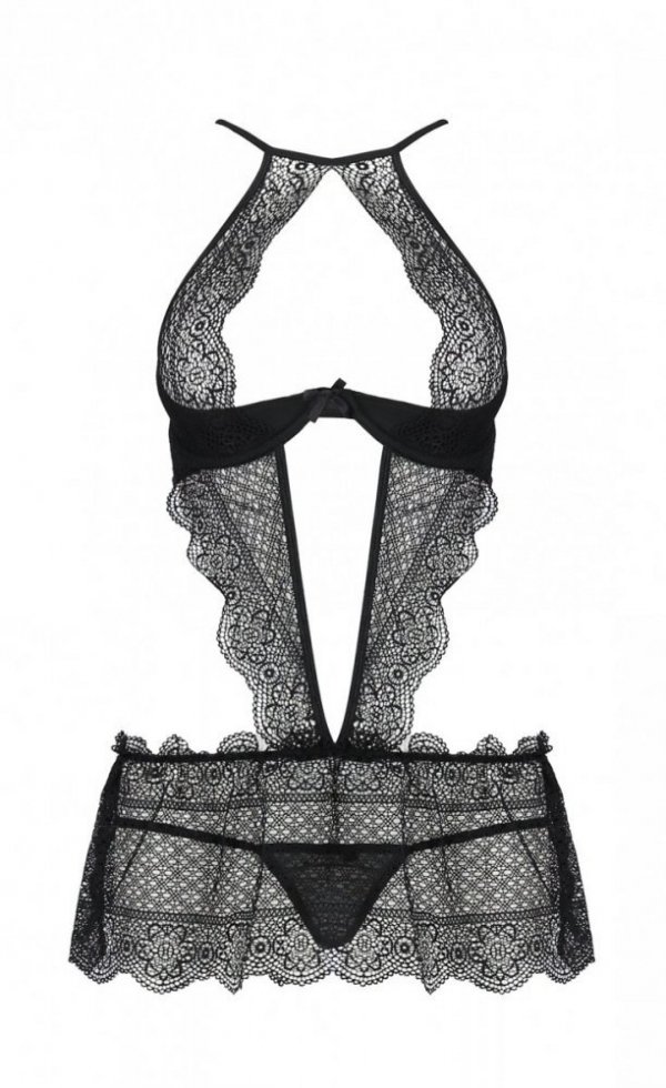YONA CHEMISE Czarna koszulka