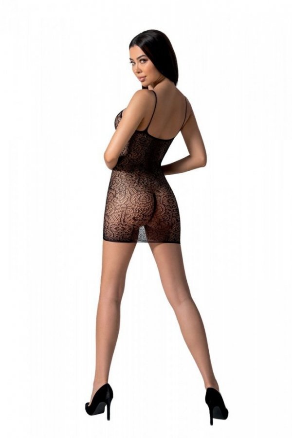 BS096 Bodystocking Czarny