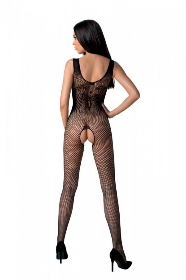 BS098 Bodystocking Czarny