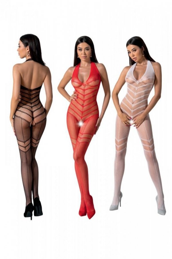 BS100 Bodystocking Czerwony