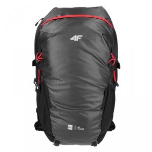 Plecak 4F - czarny, wstawki czerwone - 21S 