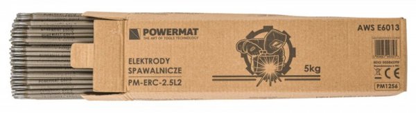 ELEKTRODY SPAWALNICZE RUTYLOWE 2,5mm 5KG ELEKTRODA DO SPAWANIA MMA PM1256