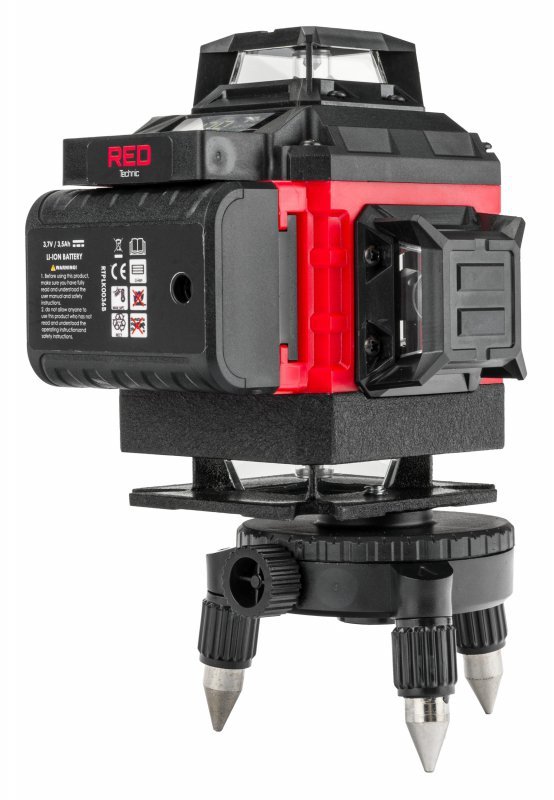 POZIOMICA LASEROWA LASER KRZYŻOWY 4D 360 ZIELONY RTPLK0036