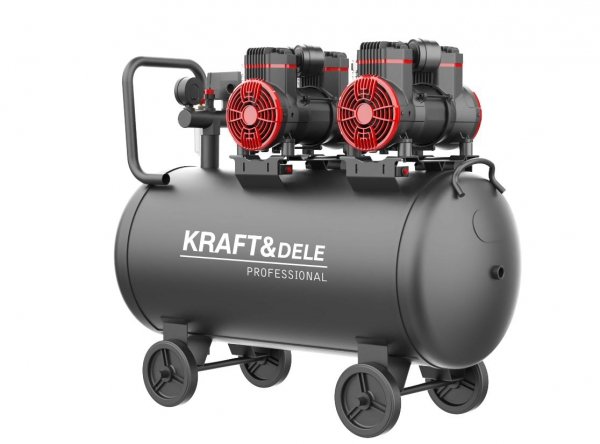 Kompresor bezolejowy 100L / 1450W x 2  KD1392