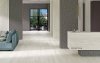 spieki kwarcowe travertino white  realizacja warszawa