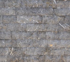 Kamień elewacyjny split pasy z marmuru Anthracite Gold gr. 2 cm
