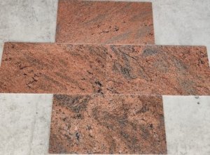 Płytki Granitowe Multicolor Red w polerze 61x30,5x1 cm