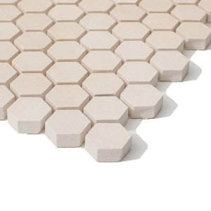 Mozaika hexagonalna z wapienia Simena