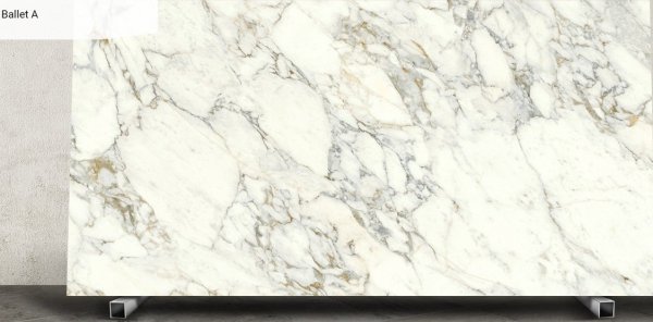 Spiek kwarcowy Ballet, wykończenie naturale, grubość 2 cm