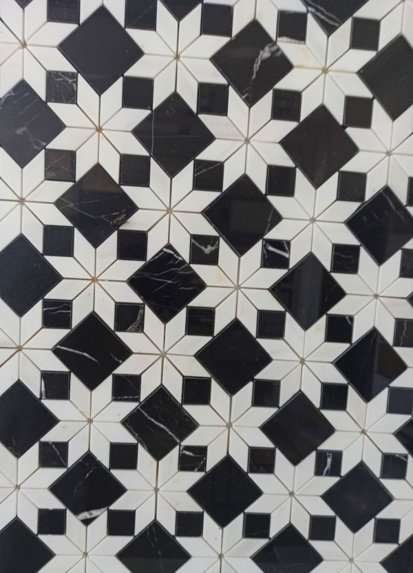 Marmur Glacier White &amp; Black
