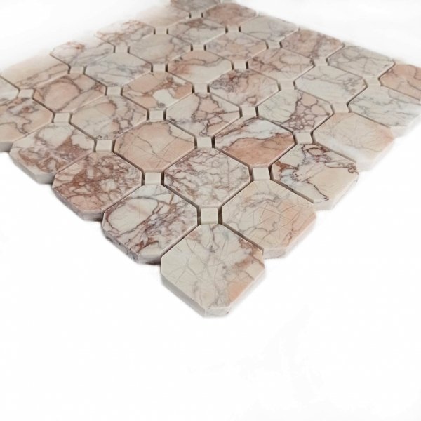 Marmur Sakura &amp; Beige Crystallino