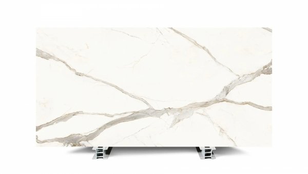 Spiek kwarcowy Statuario Extra, wykończenie szlifowany mat, grubość 2 cm