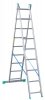 DRABINA ALUMINIOWA 2-ELEMENTOWA 421CM 9+9 SZCZEBLI