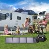 Ładowarka solarna słoneczna 100W składana USB-C 2xUSB PD QC czarna