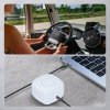 Kabel przewód audio AUX USB-C - mini jack 3.5mm 1m - czarny