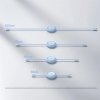 Kabel przewód zwijany Free2Pull USB-C - iPhone Lightning 20W 1m - niebieski
