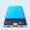 Powerbank 10000mAh Airpow Fast Charge 20W - fioletowy