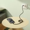 Kabel przewód Tungsten Gold z organizerem magnetycznym USB-C 100W 1m - czarny