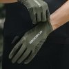 Rękawiczki rowerowe amortyzujące pełne rozmiar M - czarne