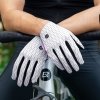 Rękawiczki kolarskie rowerowe MTB rozmiar S - biało-czarne