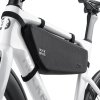 Torba sakwa rowerowa mocowana pod ramę 2.9l - czarna