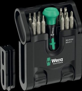 ZESTAW BITÓW Z UCHWYTEM TOOL-CHECK MODULAR MICRO 21 CZĘŚCI