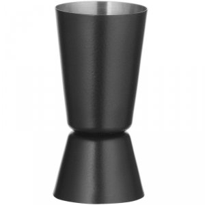 Miara barmańska dwustronna do drinków koktajli 25 ml 35 ml - czarna