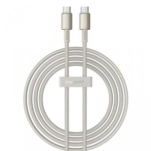 Kabel przewód Tungsten Gold USB-C 100W 2m - złoty