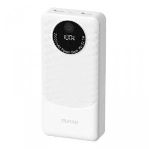Powerbank K12Pro 20000mAh 22.5W PD USB-A USB-C - biały