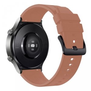Pasek silikonowy do zegarka Huawei Watch GT 2/3/4/2 Pro/3 Pro/4 Pro/GT 2e 46mm - bordowy